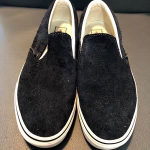 Dark blue suede Vans